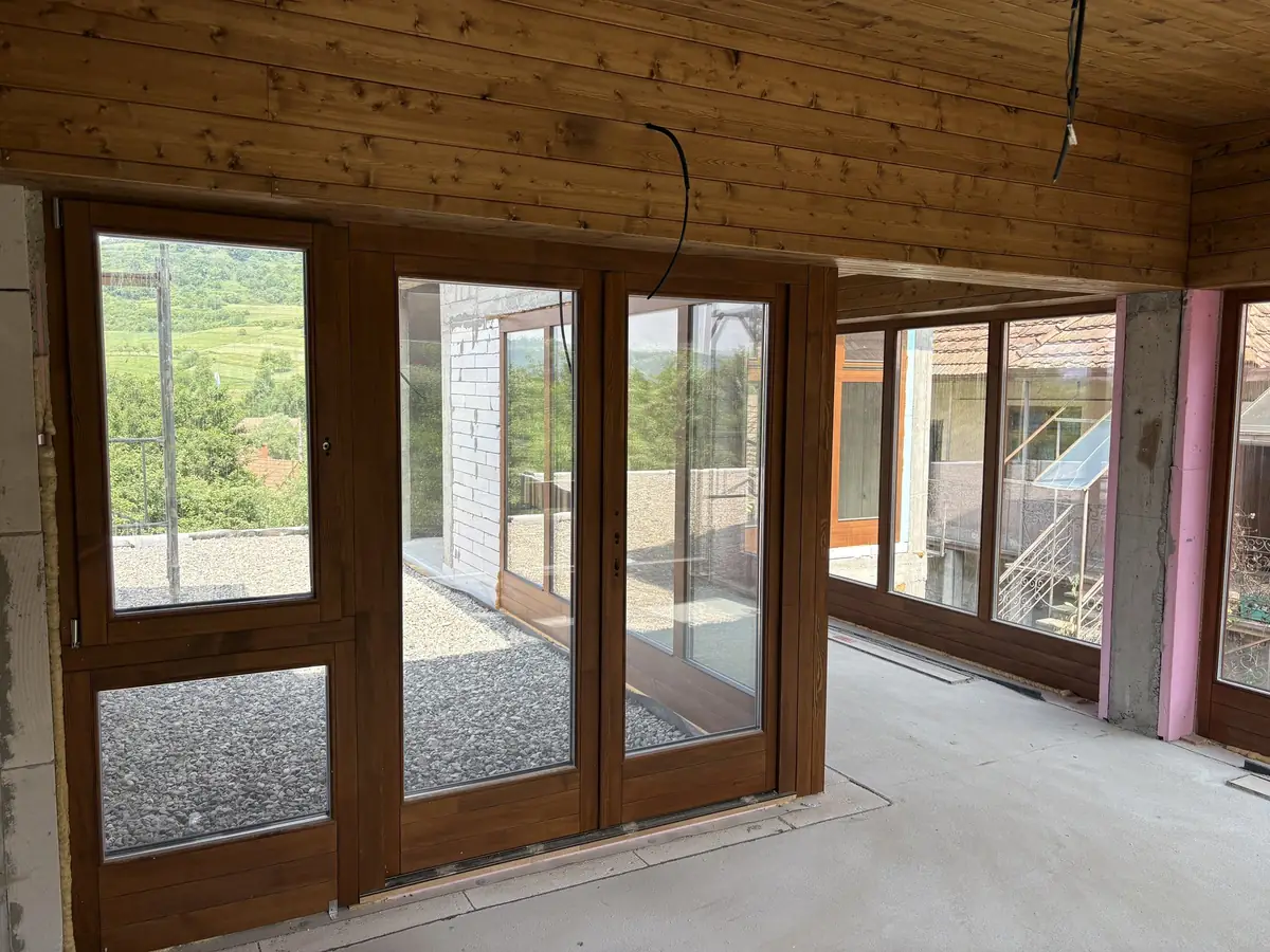 Fa Emelő-Toló Teraszportál Rendszer Panoráma Kilátással